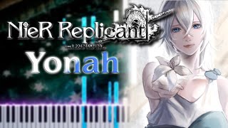 NieR Replicant 122 OST  Yonah  Ashes of Dreams piano transcription  sheet music [upl. by Sweeney]