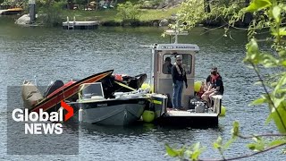 Deadly Ontario boat crash Man faces multiple charges after 3 killed in collision on Bobs Lake [upl. by Elena]