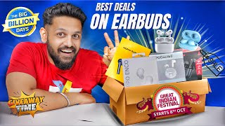 Best TWS Earbuds in flipkart BBD sale amp Great Indian Festival Sale 🔥 [upl. by Naletak890]