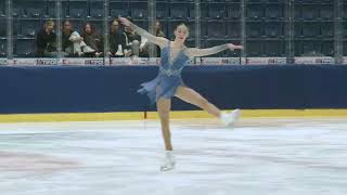 Lara Naki Gutmann ITA FS  Nepela Memorial 2024 [upl. by Adriena]