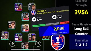 F2P account Efootball Division 1 Rankpush Match No2   Efootball 2025 Formation  Zenor  Pes [upl. by Akanke619]