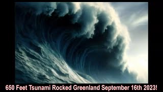 650 Feet Tsunami Rocked Greenland September 16th 2023 [upl. by Pani247]