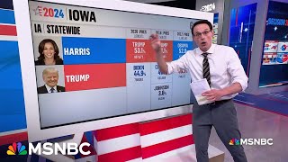 Record shattering Steve Kornacki breaks down historic results in last minute 2024 polling [upl. by Zannini]