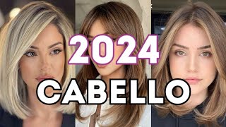 50 CORTES de CABELLO 2024 ✂️ TENDENCIAS CABELLO mujer [upl. by Nidorf]