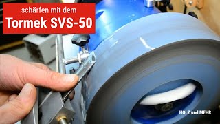 Drechselmeißel schleifen  schärfen mit Tormek SVS50 [upl. by Annayar]