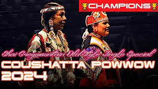 Shai Greymountain Old Style Jingle Special 🏆CHAMPIONS🏆  SNL Coushatta Kinder Powwow 2024 [upl. by Gombach]