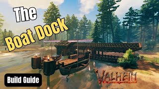 Valheim Odingard Boat Dock How To Build [upl. by Sheree]