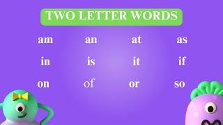 Two Letter Words  2 letter words  English words for kids  Phonics  Vocabulary playkid711 [upl. by Ennyletak]