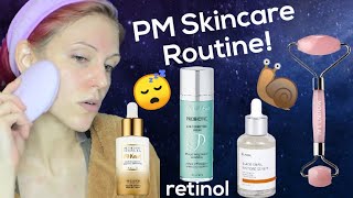 PM Skincare Routine  hydration routine with retinol amp peptides [upl. by Enisamoht]