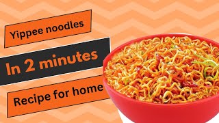 The best way to cook Yippee noodles  Indian style instant noodles🍜🍜 Recipeetuskitchen [upl. by Alhsa]