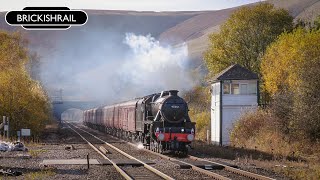 Stanier Five in the Peak District  LMS Black Five 45212  quotThe Peaks Expressquot  271024 [upl. by Nowed]