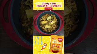 Tried Slurrp Farm Instant Millet Noodles millet noodles nonfried healthy foodreview ytshorts [upl. by Eisset367]