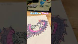 Godzilla vs Tiamat EasyDrawingJW DrawingwiththeBlakleys ArtLandhowtodraw [upl. by Rehpotsyrk150]