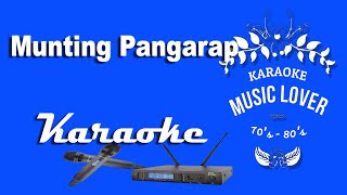 Munting Pangarap  Karaoke amp Vocal Song by Aegis [upl. by Asiar552]