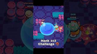 Hank 1v3 🗿🔥 shorts brawlstars supercell bs [upl. by Seidel]