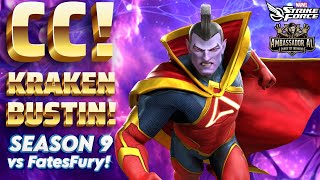 MMM MAGICAL NEW COUNTERS  Majestic wins for Season 9 Cosmic Crucible  Marvel Strike Force  MSF [upl. by Nosnar]