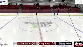 KNOX Live SportsGrand Forks Knightriders Hockey vs Devils Lake [upl. by Siddon]