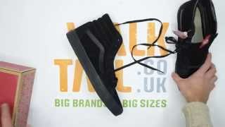 Vans SK8Hi  Black Black  Unboxing  Walktall [upl. by Lytsirhc]