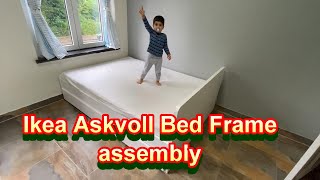 Ikea Askvoll Bed Frame assembly 🛠 [upl. by Dias254]