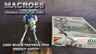 Model kit build Nichimo 1200 MACROSS Zentraedi tactical pod regult scout [upl. by Tootsie]