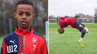 Arsenal FC Wonder Kid Omari Hutchinson AMAZING Skills [upl. by Neff485]