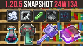 Minecraft 1205 Snapshot 24W13A  New Enchantments Potions amp Ominous Loot [upl. by Lednem387]