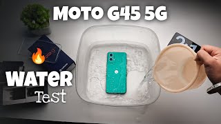 Moto G45 5G Water Test  Waterproof Hai Ya Nahin [upl. by Lessur]