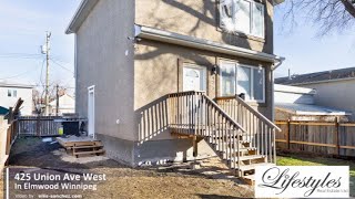 House for sale at 425 Union Ave West in Elmwood Winnipeg [upl. by Novyaj]