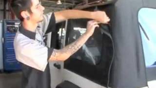 Planet DCJ Soft Top Removal on a Jeep Wrangler [upl. by Victoir]