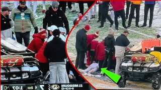 Landon Jackson Neck Injury  Arkansas DE carted off field and taken to hospital with neck injury [upl. by Aaren]