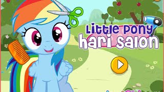 Kid Video  My Little Pony Hair Game [upl. by Nylanna]