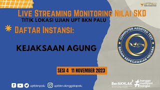 SELEKSI SKD CPNS TITIK LOKASI UPT BKN PALU SESI 4 TGL 11 November 2023 [upl. by Valera]