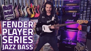 New 2018 Fender Player Series Jazz Bass  All New Fender Mexican Guitars [upl. by Annyahs]