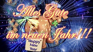 Silvester🎉Ferkelchen des Glück´s🍀es lacht amp singt und es wünscht dir alles Gute im neuen Jahr😘 [upl. by Helban300]