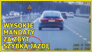 LUBIN Wysokie mandaty za zbyt szybką jazdę [upl. by Beckman144]