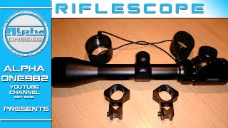 Rifle Scope 39x40 EG Illuminated Optics  Unboxing and quick review [upl. by Nanreh489]