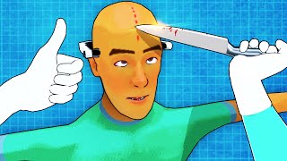 Brain Surgery with a Kitchen Knife VR Surgeon [upl. by Oinegue5]