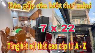 bán nhà bình dương 129  bán gấp căn biệt thự tặng full nội thất cao cấp từ A  Z giá rẻ [upl. by Boothe]