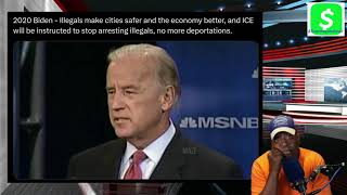 Then Candidate Biden on dealing with Illegal Migrants coming into the country [upl. by Annoyik]