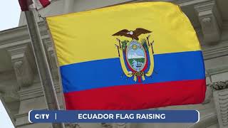 Jersey City Ecuador Flag Raising May 24 2021 [upl. by Schweitzer]