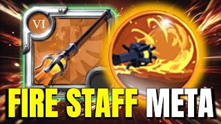 I Made Millions by Using This OP Fire Staff Build  Albion Online  Corrupted Dungeon Highlights [upl. by Bander]