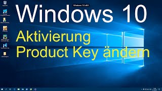 Windows 10  Aktivierung [upl. by Assennav]