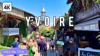 YVOIRE FRANCE 🇫🇷 The Most beautiful Village Of France 4K walkingtour yvoire france [upl. by Saidee]