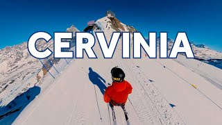 Cervinia skiing in ITALY [upl. by Ehsiom697]