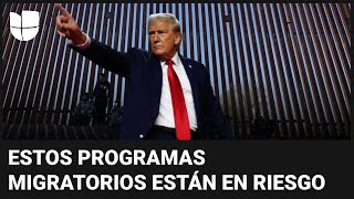 Victoria de Trump amenaza varios programas migratorios te contamos cuáles y qué se puede esperar [upl. by Abbe]