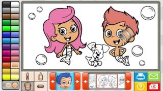 HQ Bubble Guppies  Coloring Book  Full Game 2014 [upl. by Rolph108]