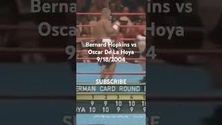 Bernard Hopkins vs Oscar de la Hoya Highlights boxing fighting mma wwe highlights [upl. by Ailec323]