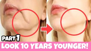 AntiAging Face Lifting Massage For Sagging Jowls Cheeks  Look 10 Years Younger Tighten Your Skin [upl. by Nylitak223]