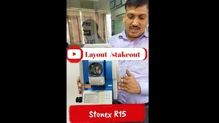 How to Stakeout  Layout  Layout with R15 Stonex Total Station  Demarcation survey [upl. by Hanaj]