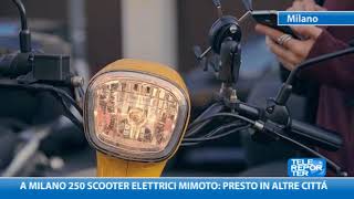 A Milano 250 scooter elettrici Mimoto presto in altre città [upl. by Afas]